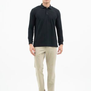 Jack Nicklaus Mezzo Polo Shirt Pria Regular Fit Black