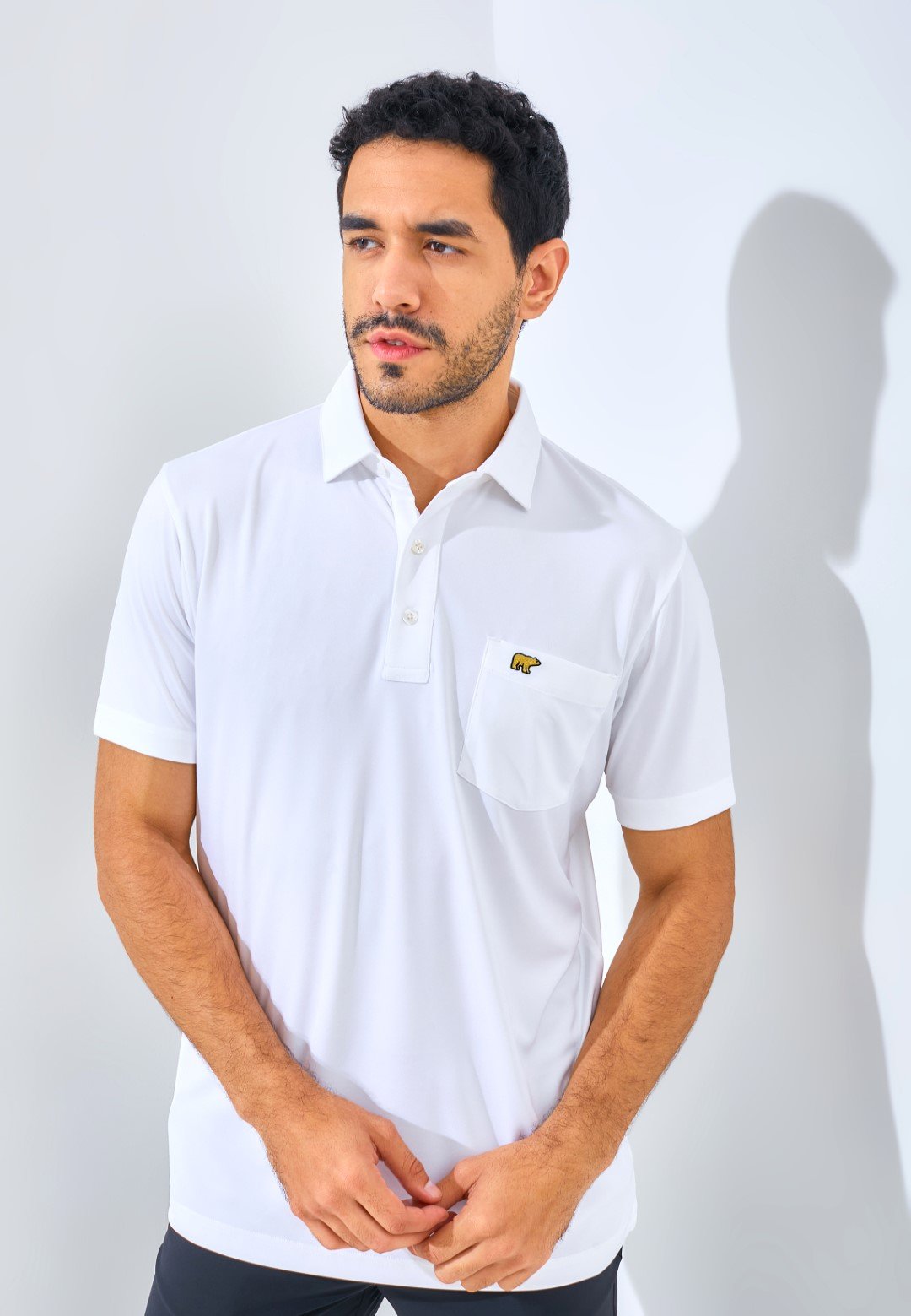 Jack Nicklaus Segesta Premium Heritage Polo Regular Fit Bright White