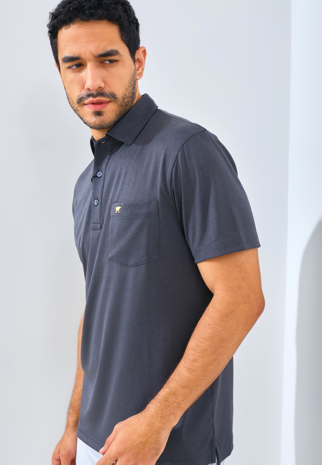 Jack Nicklaus Segesta Premium Heritage Polo Regular Fit Caviar - Image 2