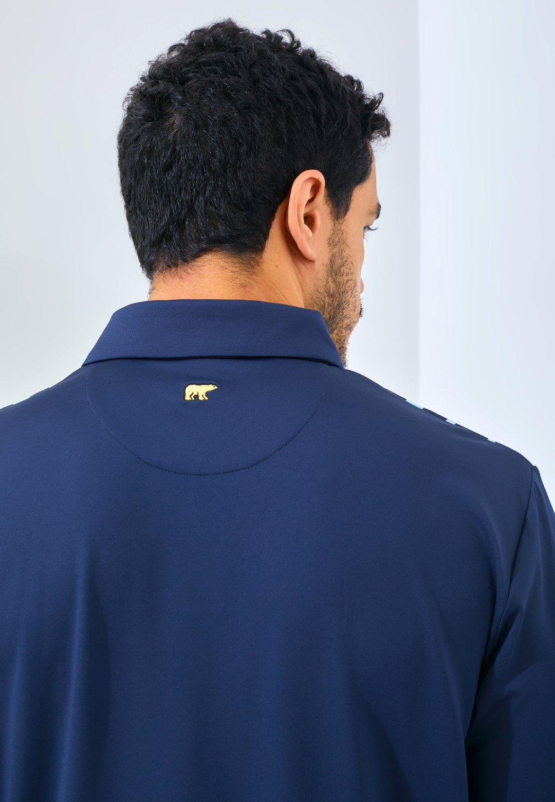 Jack Nicklaus Noto Premium Vertical Stripe Polo Regular Fit Sea Front - Image 5