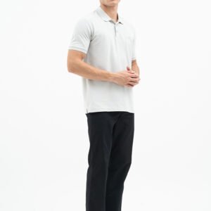 Jack Nicklaus Alpha Polo Shirt Pria Regular Fit Light Grey