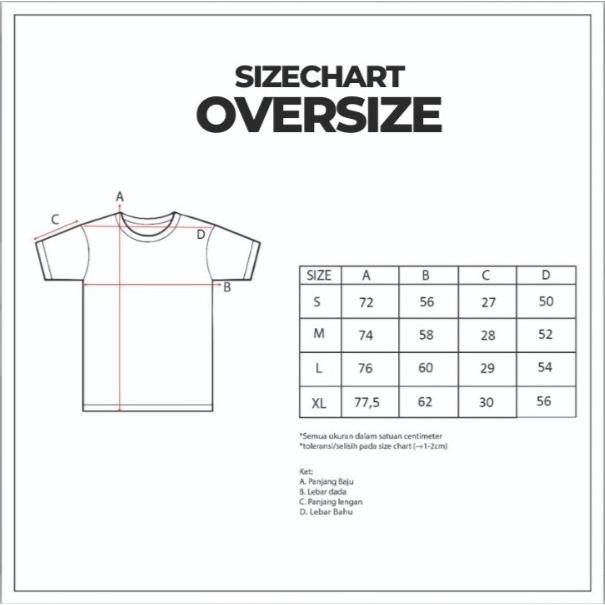 d&f Tshirt Oversize - Hitam - Image 6