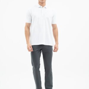 Jack Nicklaus Jazz Polo Shirt Pria Regular Fit White