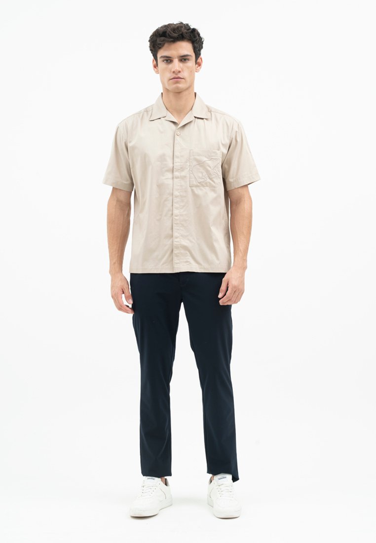 Jack Nicklaus Prodigy Kemeja Pria Lengan Pendek Regular Fit Khaki - Image 4