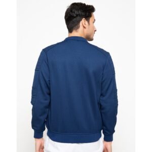 d&f Jaket pria bomber casual - Navy