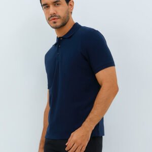 Jobb Galvin Polo Shirt Pria Lengan Pendek Slim Fit Navy