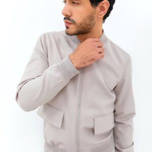 Jobb Wallace Jacket Pria Slim Fit Beige