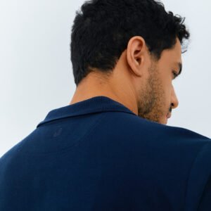 Jobb Galvin Polo Shirt Pria Lengan Pendek Slim Fit Navy