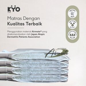 KYO Knot Your Ordinary Airmate Foldable Mattress / Alas Kasur / Pelapis Kasur / Pelindung Kasur / Matras Kasur