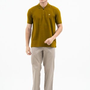 Jack Nicklaus Torrez Polo Shirt Pria Regular Fit Tapenade Brown