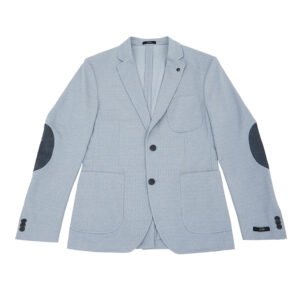 Jobb Alvord-T2 Blazer Pria Slim Fit Light Grey