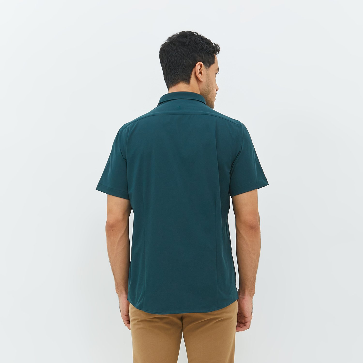 Jobb Elton Kemeja Pria Lengan Pendek Slim Fit Hijau - Image 4