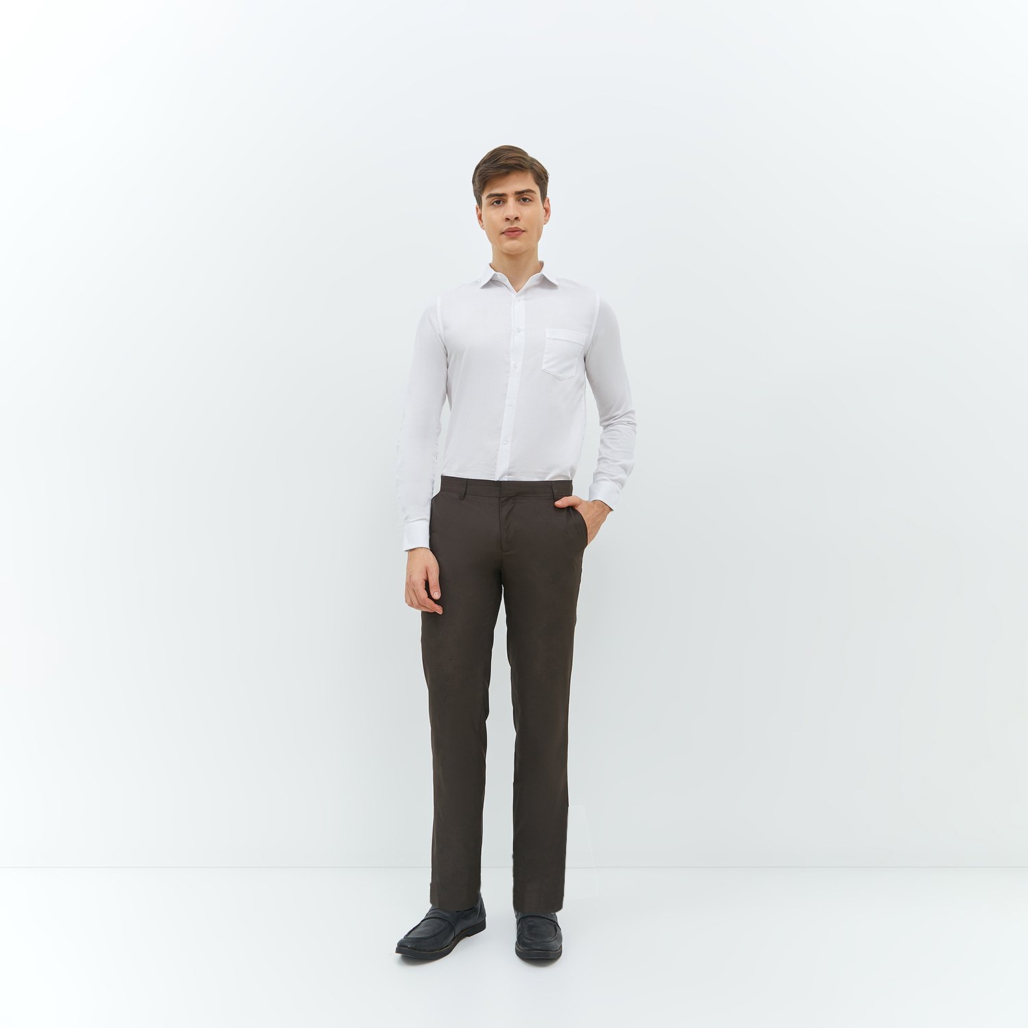 Jobb Raymore-B Celana Panjang Pria Slim Fit Dark Brown - Image 6