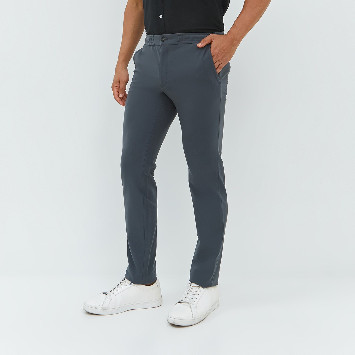 Jobb Jupiter Celana Panjang Joger Modern Slim Fit Dark Grey - Image 2