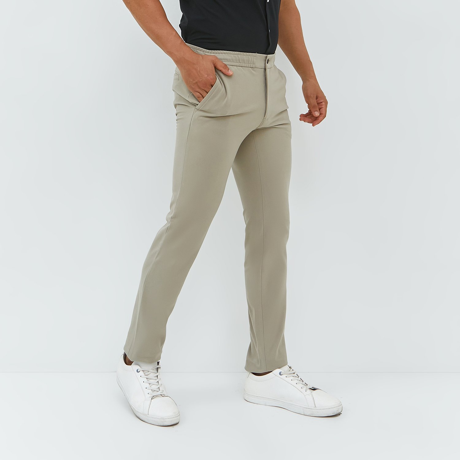 Jobb Jupiter Celana Panjang Joger Modern Slim Fit Light Khaki - Image 2