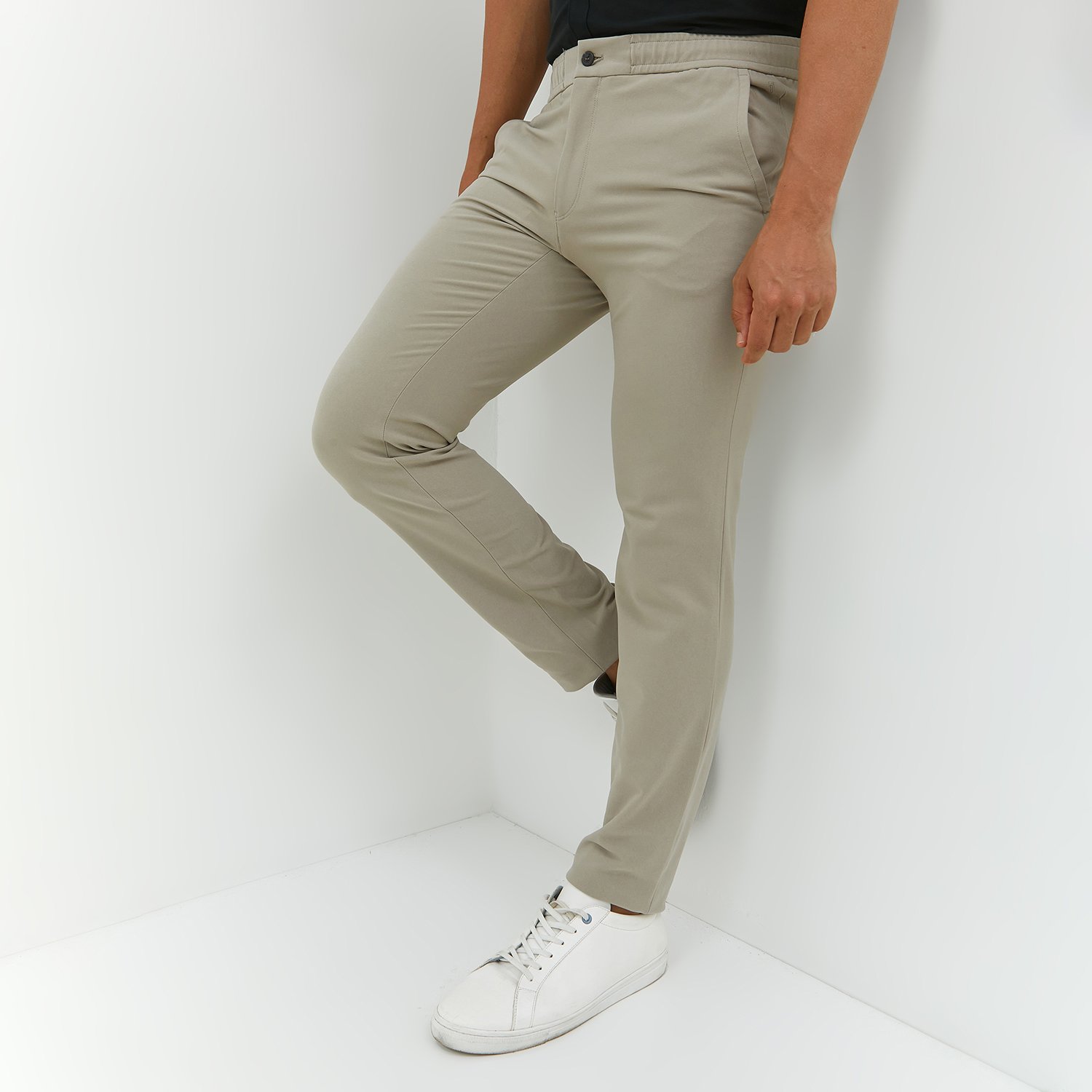 Jobb Jupiter Celana Panjang Joger Modern Slim Fit Light Khaki - Image 5