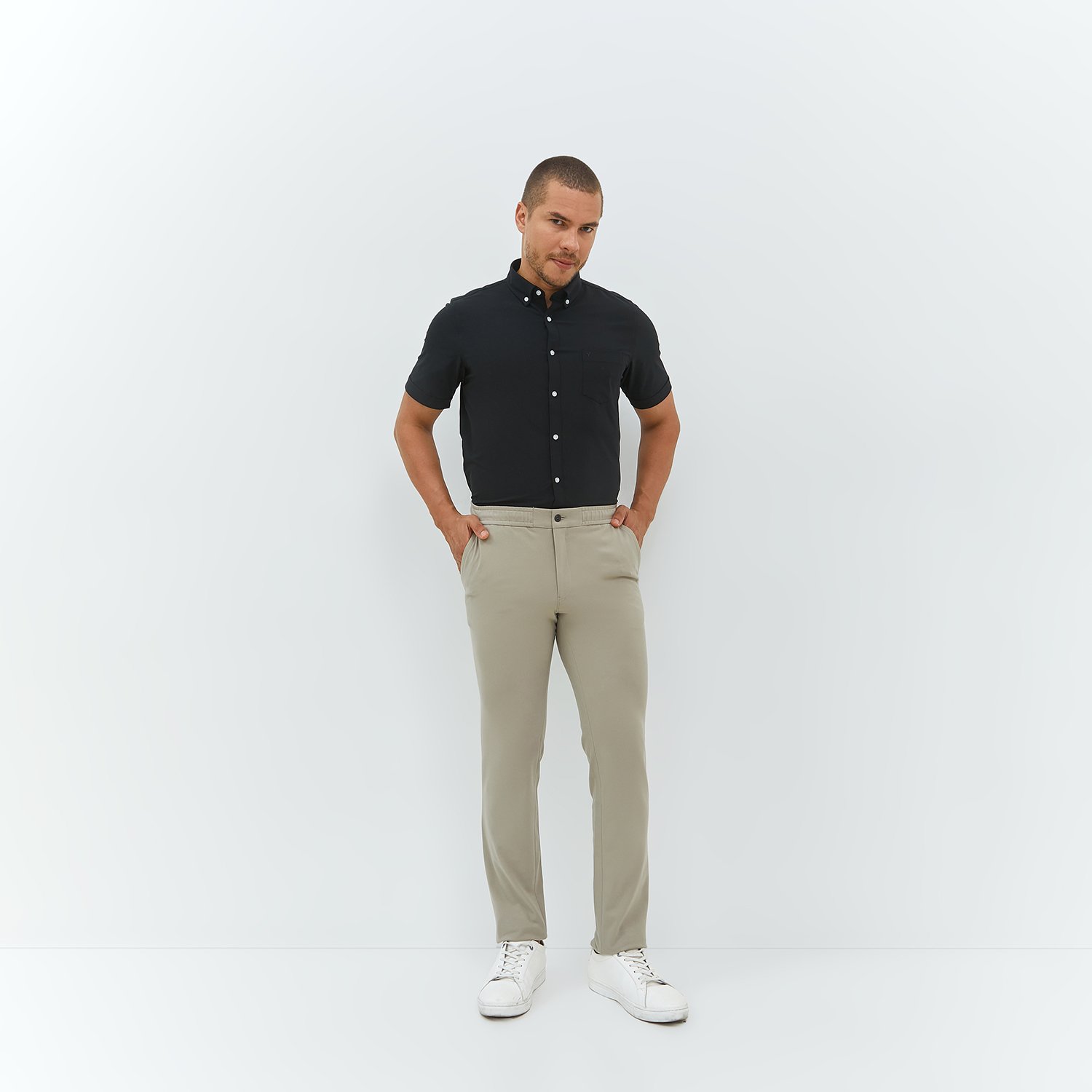 Jobb Jupiter Celana Panjang Joger Modern Slim Fit Light Khaki - Image 6