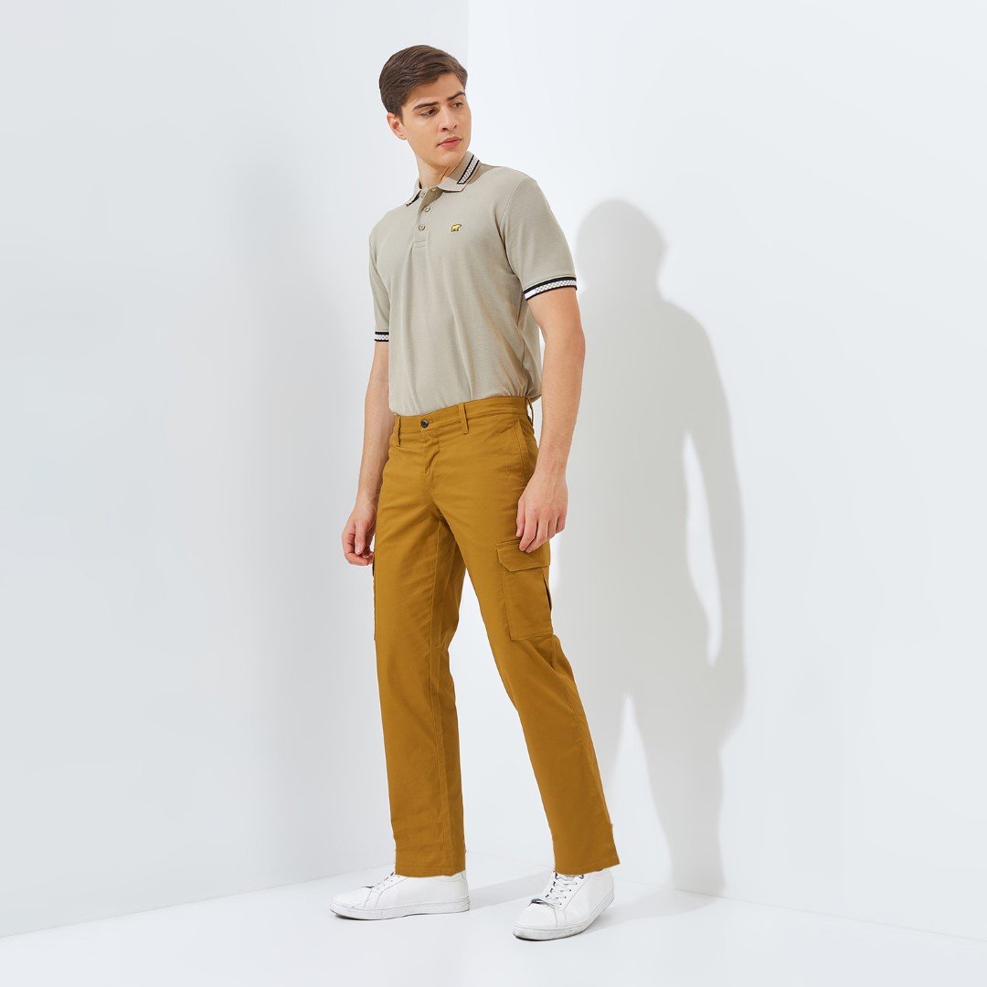 Jack Nicklaus Raptor Celana Panjang Pria Regular Fit Medium Brown - Image 5