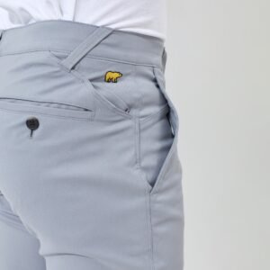 Jack Nicklaus Harrier Celana Panjang Pria Slim Fit Light Grey