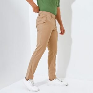 Jack Nicklaus Harrier Celana Panjang Pria Slim Fit Khaki