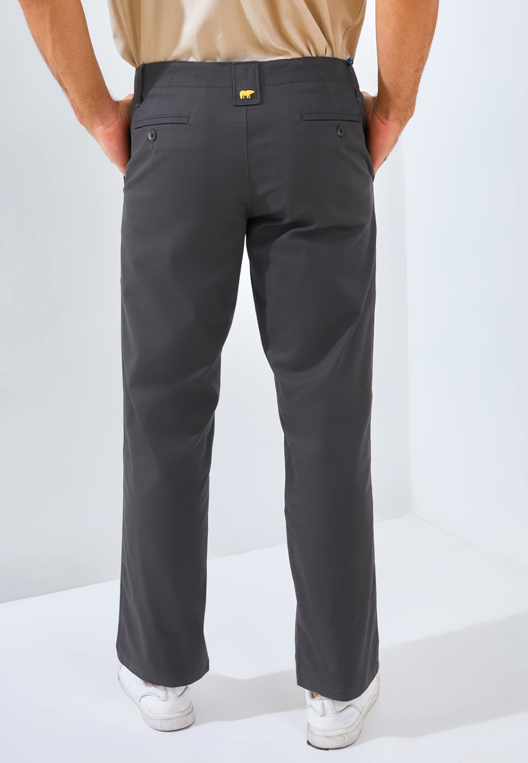 Jack Nicklaus Noble Haven Celana Panjang Pria Regular Fit Charcoal - Image 3