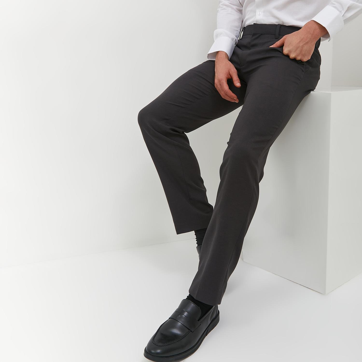 Jobb Cawden Celana Panjang Slim Fit Dark Grey - Image 2