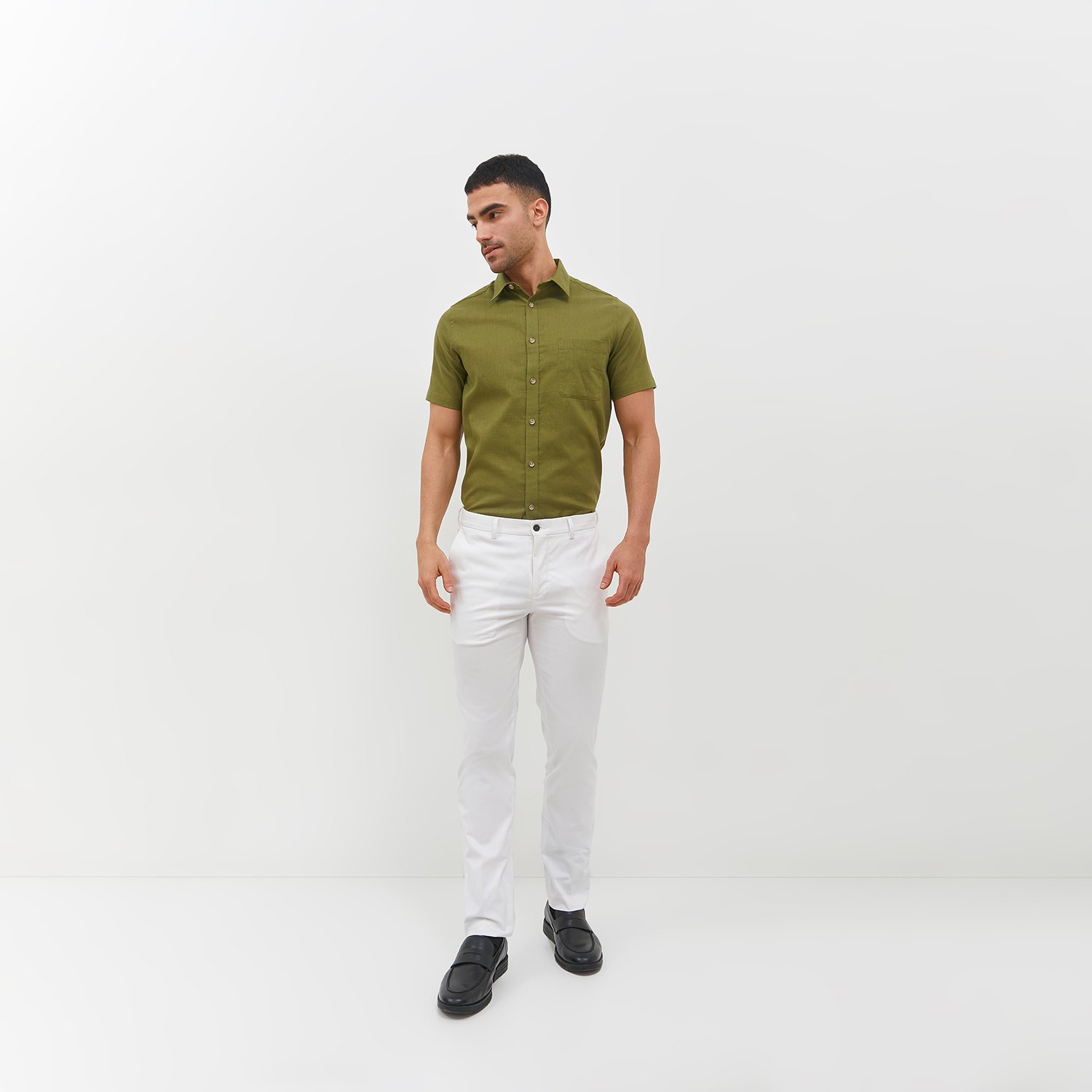 Jobb Georica Celana Panjang Chinos Modern Slim Fit Putih - Image 6