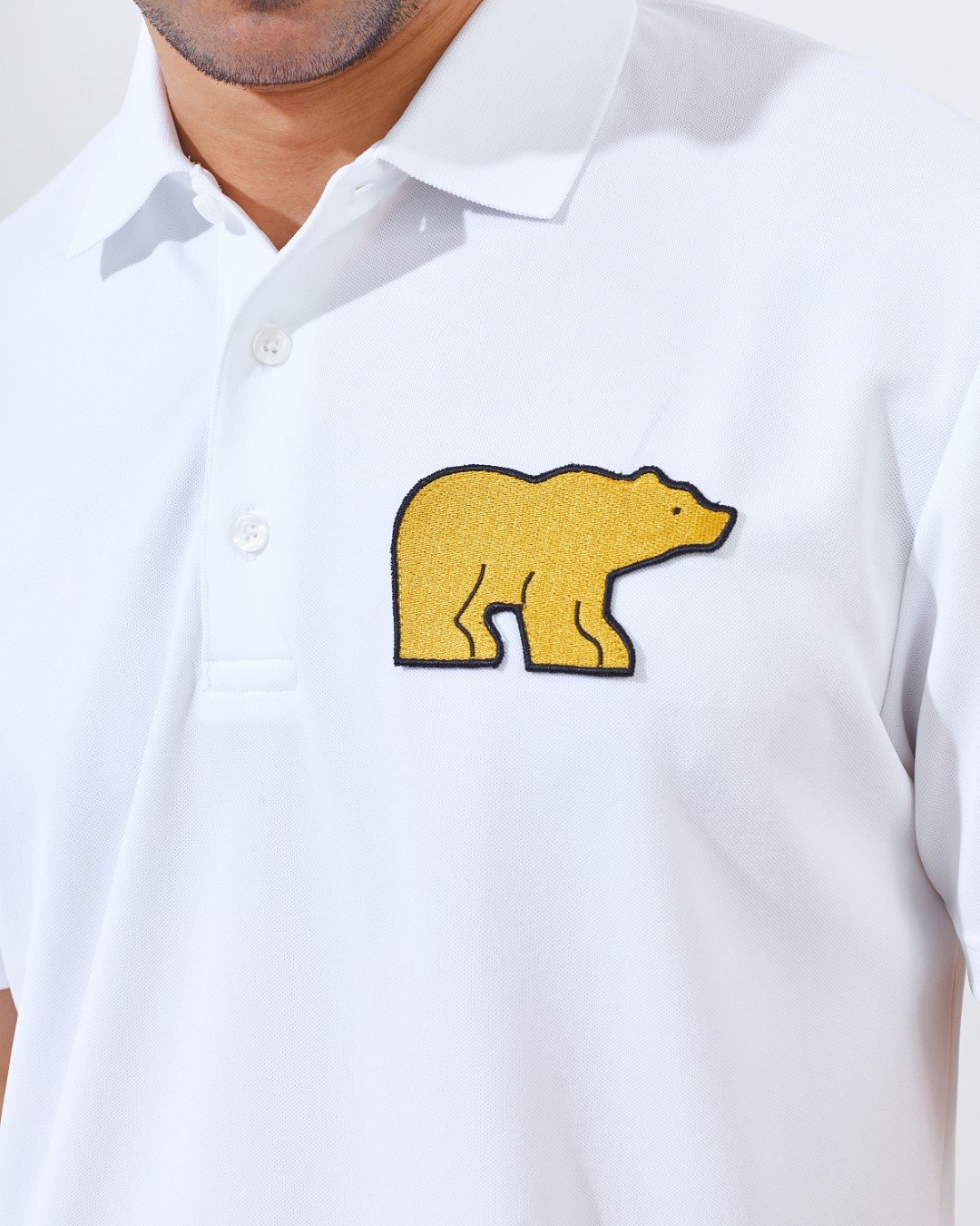 Jack Nicklaus Dorsett Premium Big Bear Polo Bright White - Image 5