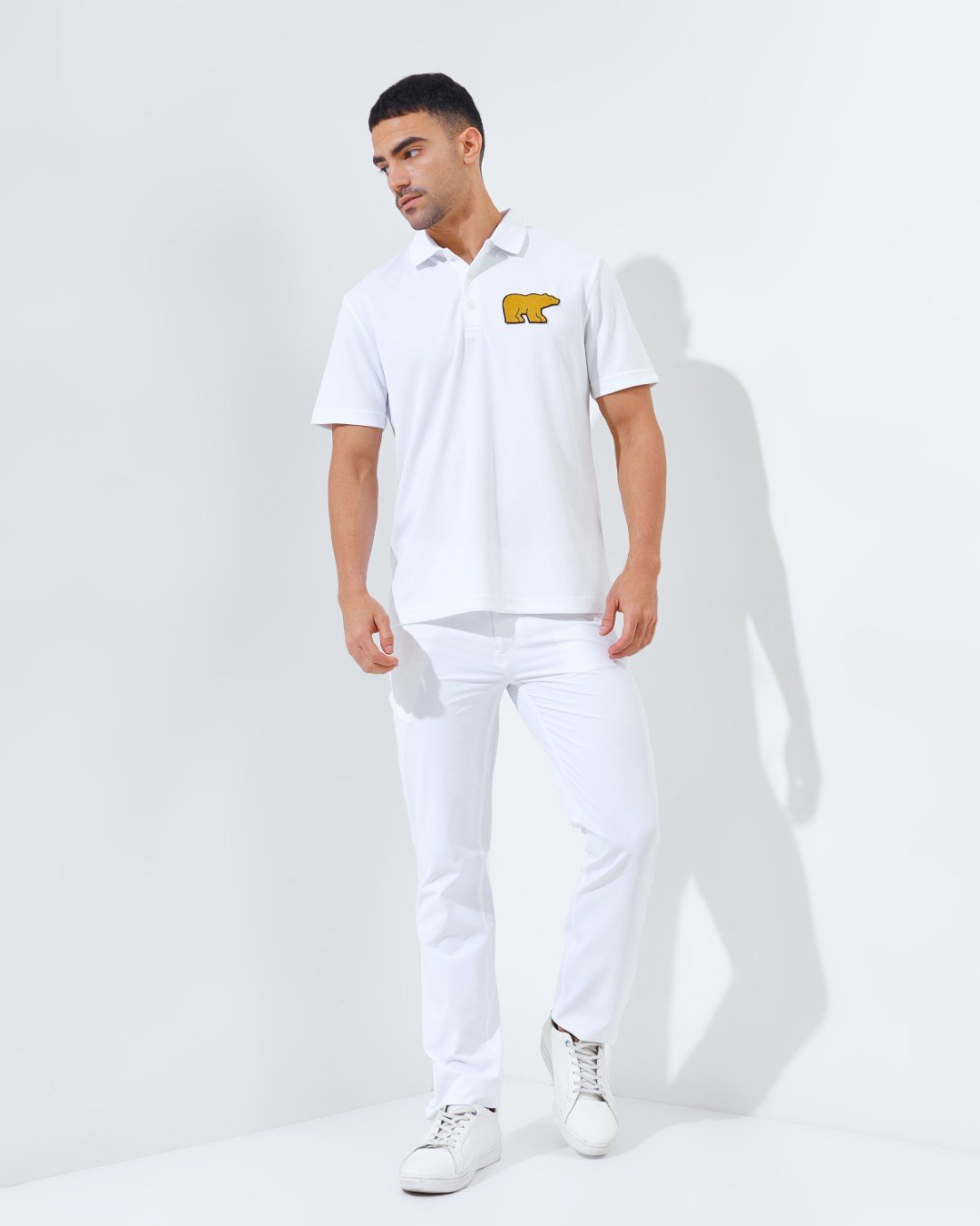 Jack Nicklaus Dorsett Premium Big Bear Polo Bright White - Image 6