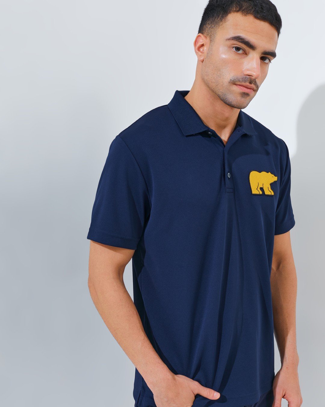 Jack Nicklaus Dorsett Premium Big Bear Polo Classic Navy - Image 2