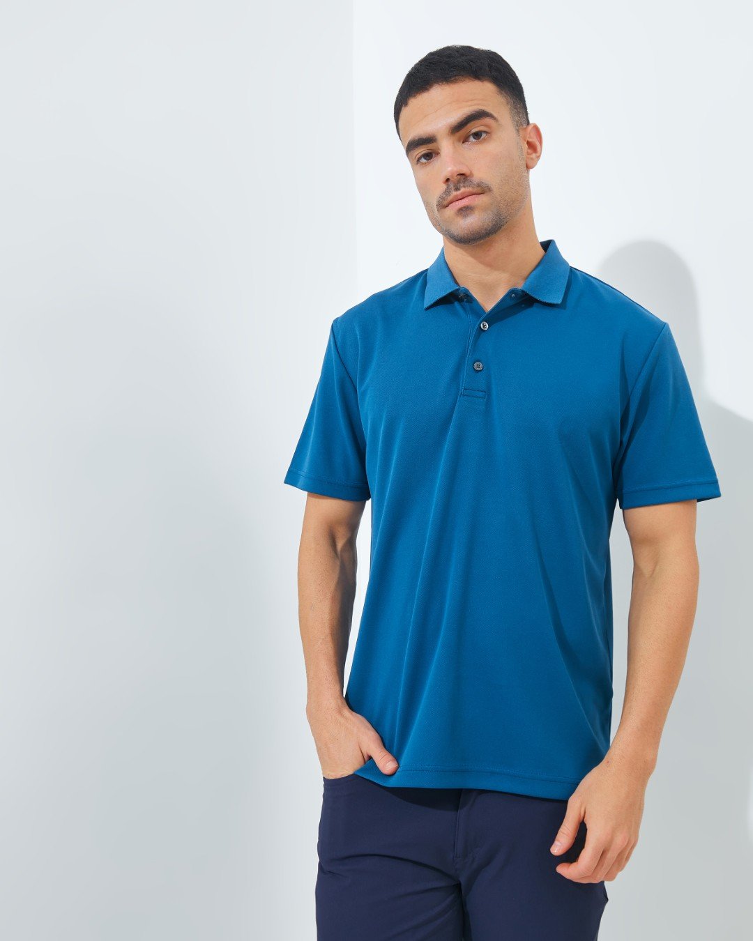 Jack Nicklaus Dorsett Premium Big Bear Polo Dim Blue