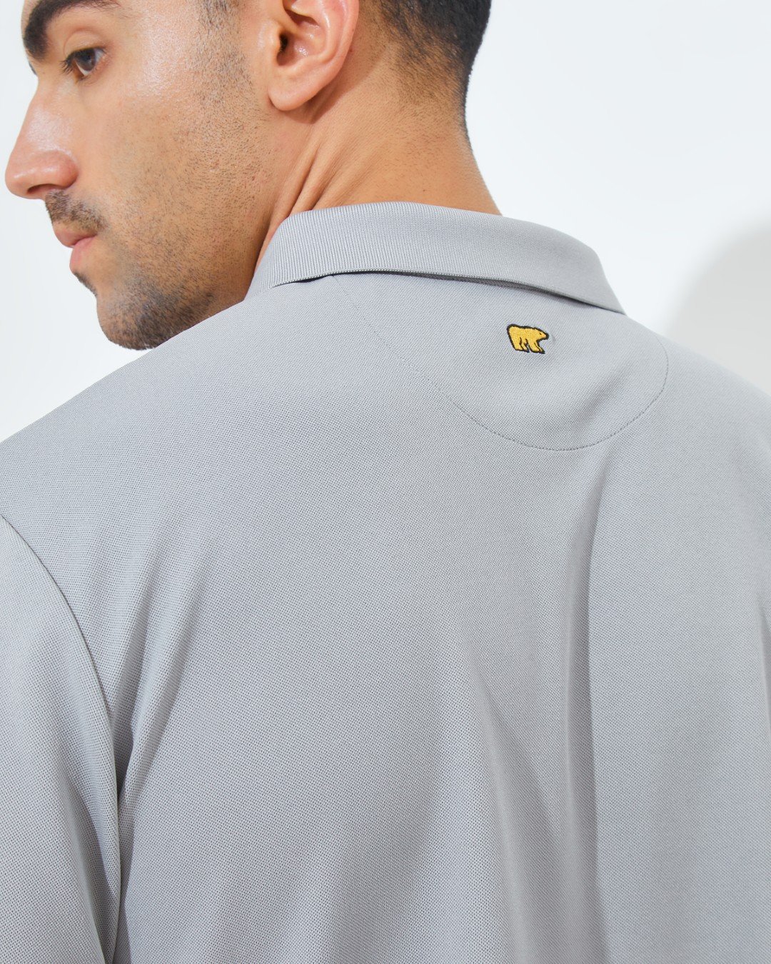 Jack Nicklaus Dorsett Premium Big Bear Polo Grey Blast - Image 5