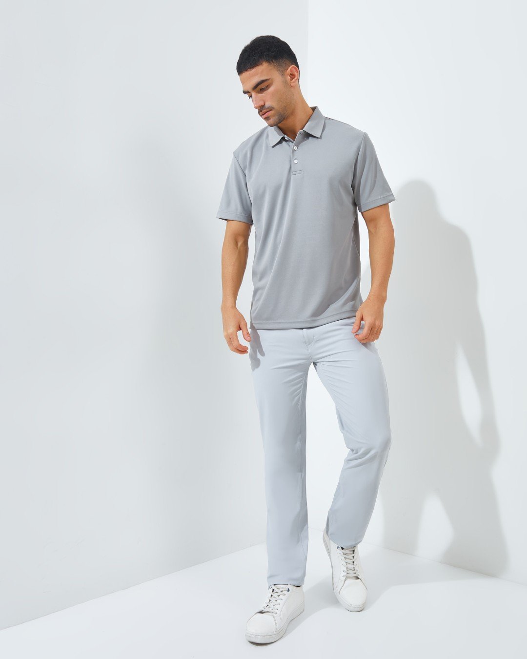 Jack Nicklaus Dorsett Premium Big Bear Polo Grey Blast - Image 6