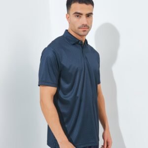Jack Nicklaus Intercontinental Premium Tile Printed Polo Classic Navy