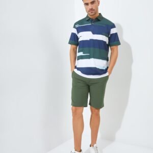 Jack Nicklaus Ladder PremiumModern Print Polo Olive Shadow