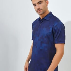 Jack Nicklaus Kowloon Premium Random Print Polo Classic Navy