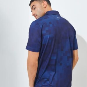 Jack Nicklaus Kowloon Premium Random Print Polo Classic Navy