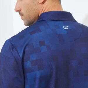 Jack Nicklaus Kowloon Premium Random Print Polo Classic Navy