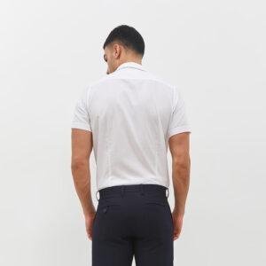 Jobb Grandville Kemeja Pria Lengan Pendek Slim Fit Putih