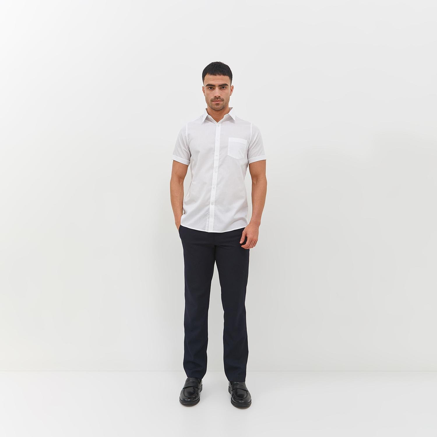 Jobb Grandville Kemeja Pria Lengan Pendek Slim Fit Putih - Image 6