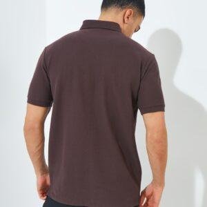 Jack Nicklaus Cairo Polo Shirt Pria Regular Fit Brown