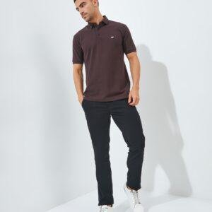 Jack Nicklaus Cairo Polo Shirt Pria Regular Fit Brown