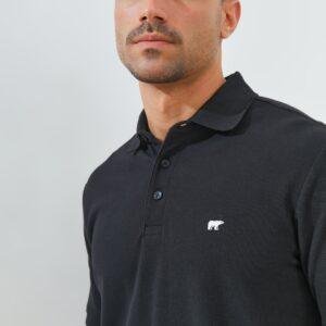 Jack Nicklaus Cairo Polo Shirt Pria Regular Fit Hitam