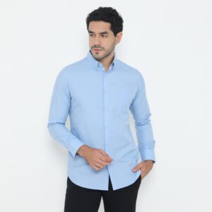 Jobb Lumina Kemeja Pria Lengan Panjang Slim Fit Light Blue