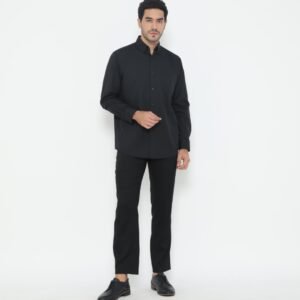 Jobb Montana Kemeja Pria Lengan Panjang Regular Fit Hitam