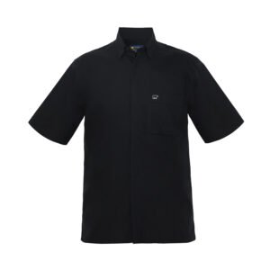 Jack Nicklaus Chester Kemeja Pria Lengan Pendek Regular Fit Hitam