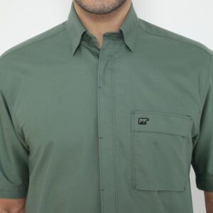 Jack Nicklaus Chester Kemeja Pria Lengan Pendek Regular Fit Laurent Green