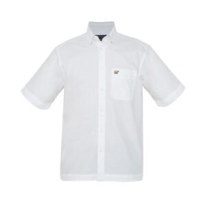 Jack Nicklaus Winter Kemeja Pria Lengan Pendek Regular Fit Putih