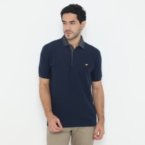 Jack Nicklaus Prospero Polo Shirt Pria Regular Fit Navy