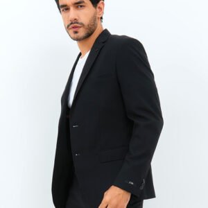 Jobb Downtown-T2 Jas Pria Slim Fit Hitam